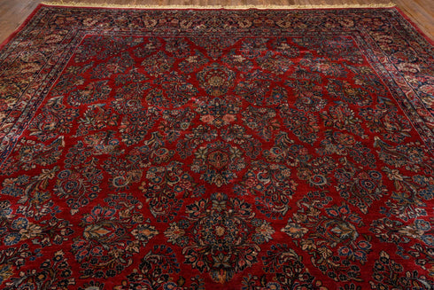 Vintage Sarouk Area Rug (12' x 19')